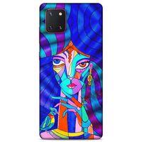 Lopard Samsung Galaxy Note 10 Lite Uyumlu Kılıf Sürreal Yüzler ♀ (45) Liquid Air Kılıf Baskılı