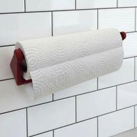 Kırmızı Peçete Tutucu Duvara Monte Pratik Kağıt Havlu Askısı