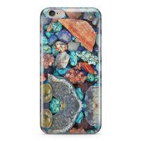 Apple iPhone 6 Plus - 6S Plus Kılıf Pebbles Taşlı Arka Kapak Koruma Desenli Full Koruyucu
