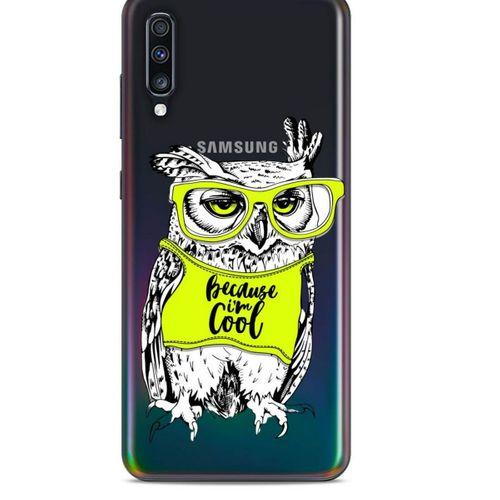 Zoologix (35) Samsung Galaxy A70s Şeffaf Kılıf Silikon Desenli