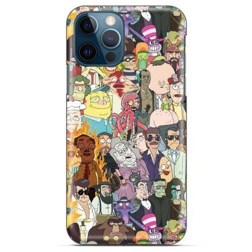 Apple iPhone 13 Pro Uyumlu Kılıf Rick And Morty (33) Hybrid Kılıf Killer Rick