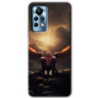 İnfinix Note 11 Pro Kılıf HD Desen Baskılı Arka Kapak - Wings of Power