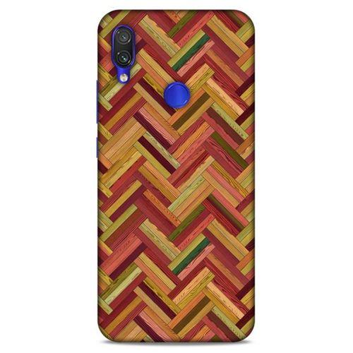 Lopard Xiaomi Redmi Note 7 Uyumlu Kılıf Wood'X (40) Fit Silikon Kılıf Desenli