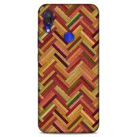 Lopard Xiaomi Redmi Note 7 Uyumlu Kılıf Wood'X (40) Fit Silikon Kılıf Desenli