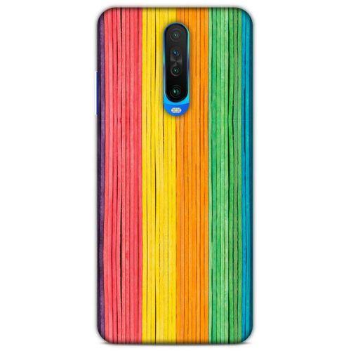Lopard Xiaomi Redmi K30 5G Uyumlu Kılıf Wood'X (28) Arka Kapak Desenli