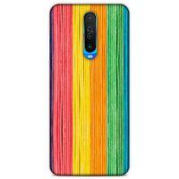 Lopard Xiaomi Redmi K30 5G Uyumlu Kılıf Wood'X (28) Arka Kapak Desenli