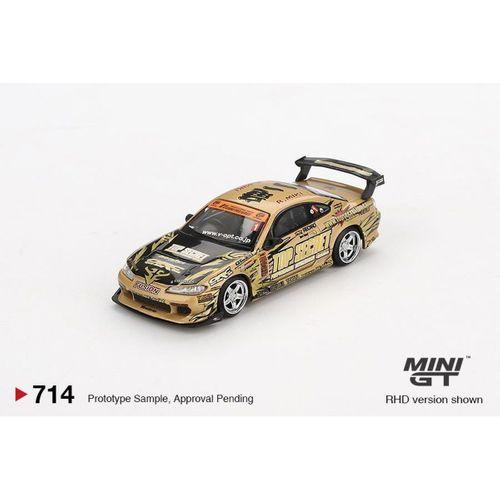 Mini GT Nissan Silvia (S15) Top Secret D1GP 714 BL