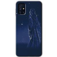 Potkal Hediye Fabrikası Samsung Galaxy M31s HD Baskılı Kılıf + 9D Tam Ekran Koruyucu - Gecenin Kraliçesi