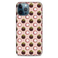 Frutix Mangosteen 03 Apple iPhone 12 Pro Max Kılıf Desenli Silikon
