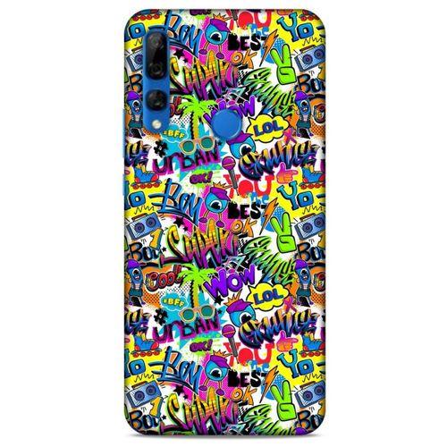Graffitix (22) Desenli Silikon Kapak Huawei Y9 Prime 2019 Kılıf
