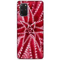 Lopard Samsung Galaxy S20 Plus Uyumlu Kılıf Bahar (27) Tasarımlı Kılıf Kırmızı