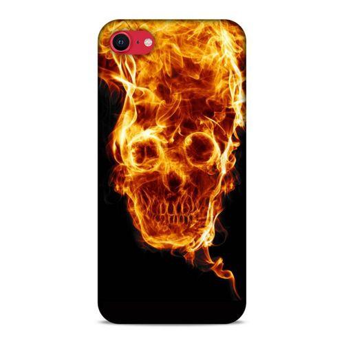 Lopard Apple iPhone SE 2020 Uyumlu Kılıf FireX (19) Kılıfları Ateş İskelet