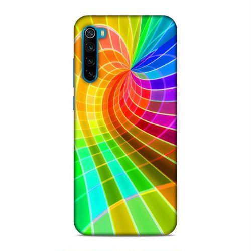 Xiaomi Redmi Note 8T Kılıf Sari Yesil Prizma Arka Kapak Silikon Koruma Full Koruyucu