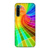 Xiaomi Redmi Note 8T Kılıf Sari Yesil Prizma Arka Kapak Silikon Koruma Full Koruyucu