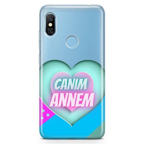 Xiaomi Redmi Note 6 Pro Kılıf Anneler Günü Hediyesi Arka Kapak Koruma Desenli Full Koruyucu