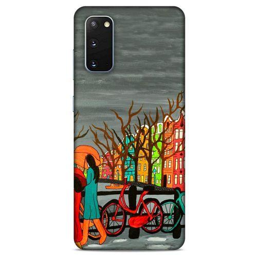 Cityx (43) Samsung Galaxy S20 Kılıf Silikon Kapak Desenli