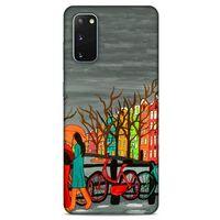 Cityx (43) Samsung Galaxy S20 Kılıf Silikon Kapak Desenli