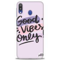 Samsung Galaxy A10S Kılıf HD Baskılı Kılıf - Good Vibes + Tam Ekran Koruyucu