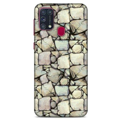 Samsung Galaxy M31 Kılıf Baskılı Özel Seri Taşlı (3) Kapak