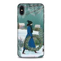 Apple Iphone X Kılıf Snowix (41) Tank Kılıf Mavi Yeşil