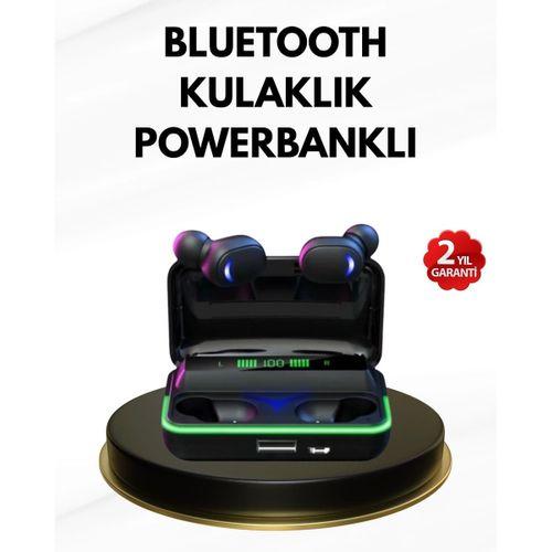 E10 Kablosuz Bluetooth Kulaklık – 3d Ses, Powerbank Şarj Kutusu