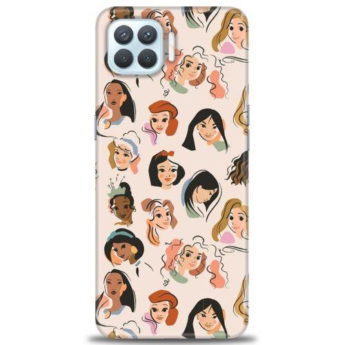 Oppo Reno 4 Lite Kılıf HD Baskılı Kılıf - Çizgi Film + Tam Ekran Koruyucu