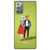 Samsung Galaxy Note 20 Kılıf FunnyMaX (14) Lansman Kılıf Fıstık Yeşili