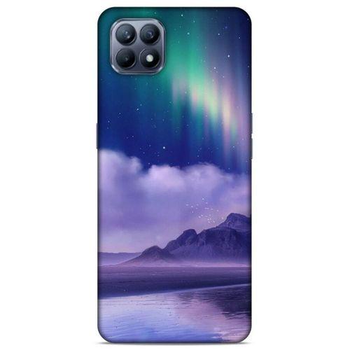 Lopard Huawei P40 Lite Uyumlu Kılıf Gece'S (32) Soft Silikon Kılıf Norveç Kuzey Işıkları