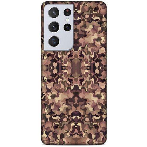 Lopard Samsung Galaxy S21 Ultra Uyumlu Kılıf Kamuflaj (37) Silicone Cover