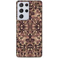 Lopard Samsung Galaxy S21 Ultra Uyumlu Kılıf Kamuflaj (37) Silicone Cover