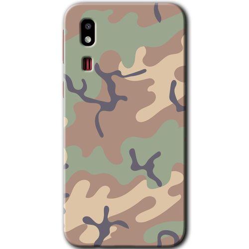 Galaxy A2 Core Kılıf HD Desen Baskılı Arka Kapak - Kamuflaj 29 + Kırılmaz Cam