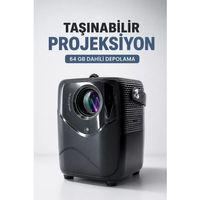 Taşınabilir Projeksiyon 64 Gb Dahili Depolama