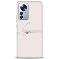Xiaomi Mi 12 Pro Kılıf HD Baskılı Kılıf - Love + Tam Ekran Koruyucu