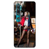 Xiaomi Mi Note 10 Uyumlu Kılıf Harley Quinn (24) Darbe Emici Kılıf Kiraz kırmızısı