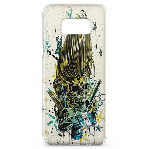 Samsung Galaxy S8 Kılıf Barber Shop Arka Kapak Koruma Desenli Full Koruyucu