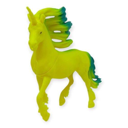 Çiftlik Hayvanları Serisi - Efsanevi Unicorn 12 cm - Sarı - Yeşil