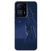 MRCİLETİSİM Xiaomi Mi Mix 4 Kılıf HD Desen Baskılı Arka Kapak+Temperli Cam - Gecenin Kraliçesi