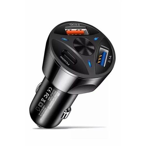 55w 3 Port Usb Araç İçin Telefon Şarj Cihazı 3 Girişli Çakmaklık Adaptör-31a Pd 20w Qc 30