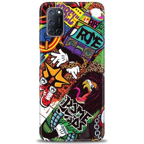 Oppo A92 Kılıf HD Baskılı Kılıf - Rome + Tam Ekran Koruyucu