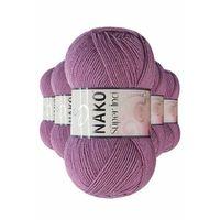 5 Adet Süper İnci El Örgü İpi 100 gr Koyu Gülkurusu 569