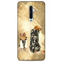 Oppo Reno 2z Kılıf Köpek Kıyafetleri (32) Soft Silikon Kılıf Golden Kapişonlu Polar