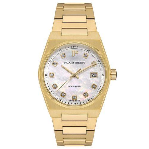 Jacques Philippe JPQLS522384S Swiss Made Safir 34 mm Kadın Kol Saati