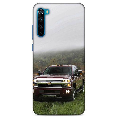Lopard Xiaomi Redmi Note 8T Uyumlu Kılıf PickUpX (35) Fit Design Kılıf Bordo