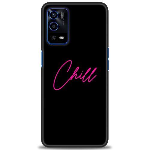 Oppo A55 Kılıf HD Baskılı Kılıf - Chill + Tam Ekran Koruyucu