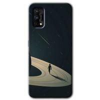 Realme 7 Pro Kılıf HD Desen Baskılı Arka Kapak - Space Planet + Kırılmaz Cam
