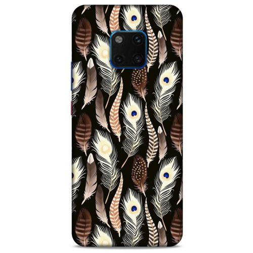Huawei Mate 20 Pro Kılıf Desenli Özel Seri Tüyler (8) Baskılı Kılıf