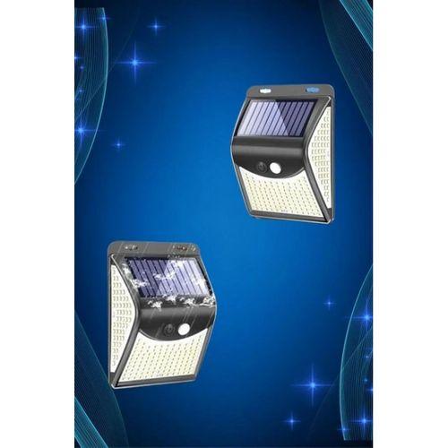 Solar Sensörlü Duvar Lambası Bahçe Lamba 20 Led Işık