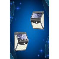 Solar Sensörlü Duvar Lambası Bahçe Lamba 20 Led Işık