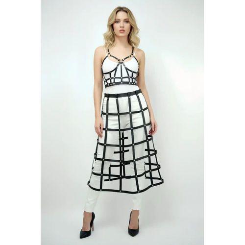 Deri Etek Ve Deri Göğüs Harness Takım, Cosplaywear - Brf1013