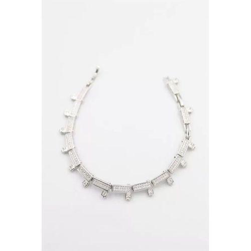 Taşlı Xuping Bileklik - Gümüş